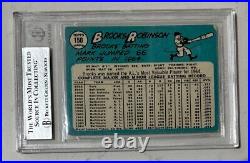 BROOKS ROBINSON 1965 TOPPS #150 SIGNED INSCRIBED BAS BECKETT BOLD MINT AUTO Card