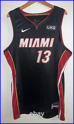 Bam Adebayo Signed BAM BAM Inscribed Miami Heat Nike NBA Autograph Jersey BAS