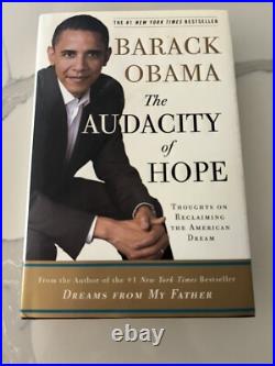 Barack Obama Signed And Rarely Inscribed 1st Edition'The Audacity Of Hope' HC