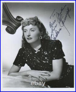 Barbara Stanwyck Autographed Inscribed Photograph