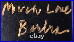 Barbra Streisand CD SIGNED & INSCRIBED to Phyllis Diller in Metallic Gold Marker