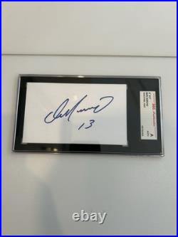 Beautiful Dan Marino Signed Cut SGC Certified Autograph Inscribed 13
