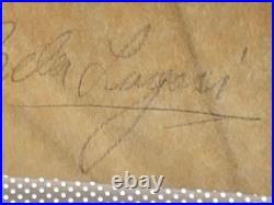 Bela Lugosi Signed cut Inscribed HORROR LEGEND DRACULA