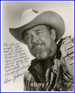 Ben Johnson Autographed Inscribed Photograph