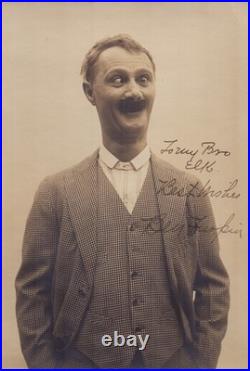 Ben Turpin Inscribed Photograph Signed