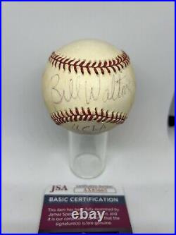 Bill Walton Signed Baseball JSA Certified Autograph Inscribed Auto UCLA 74