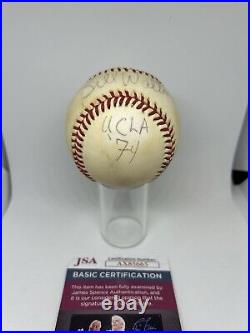 Bill Walton Signed Baseball JSA Certified Autograph Inscribed Auto UCLA 74