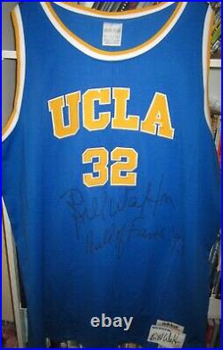 Bill Walton signed autograph UCLA Bruins Adidas stitched jersey inscribed 4X JSA