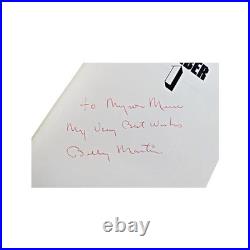 Billy Martin NY Yankees Autographed Signed Inscribed Number 1' Book (PSA COA)