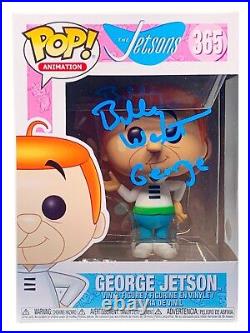 Billy West autographed signed inscribed Funko Pop #365 The Jetsons JSA George