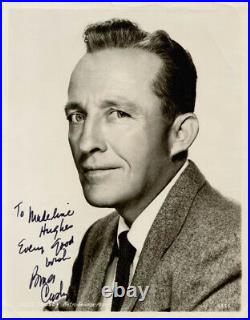 Bing Crosby Autographed Inscribed Photograph