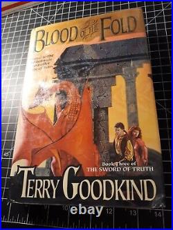 Blood of the Fold Terry Goodkind SIGNED Inscribed Autograph 1st Edition 1st/1st