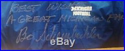 Bo Schembechler Signed Autographed 8x10 MICHIGAN WOLVERINES Inscribed Authentic