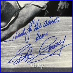 Bob Cousy Autographed Boston Celtics Signed Inscribed 11x14 Photo Beckett BAS