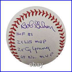 Bob Gibson Cardinals Autographed Signed Inscribed ROMLB Baseball (Steiner COA)