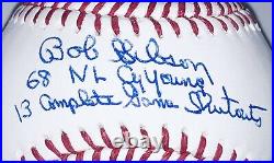 Bob Gibson signed St. Louis Cardinals autograph inscribed MLB auto baseball JSA