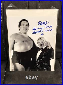 Bobby Brain Heenan INSCRIBED SIGNED AUTOGRAPH 8x10 Photo RARE WWF WWE WCW ECW
