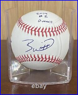 Bobby Witt Jr Autographed Signed Triple Inscribed OMLB Baseball JSA COA 1/1