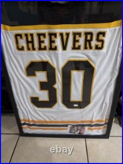Boston Bruins Gerry Cheevers Autographed Signed Inscribed Jersey Jsa Coa