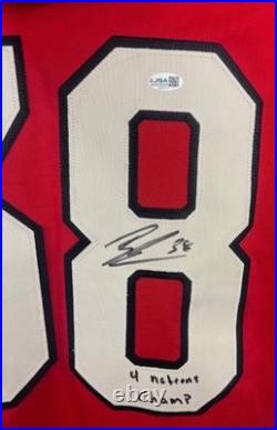 Brandon Hagel autographed signed inscribed jersey 4 Nations Canada JSA COA