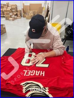 Brandon Hagel autographed signed inscribed jersey 4 Nations Canada JSA COA