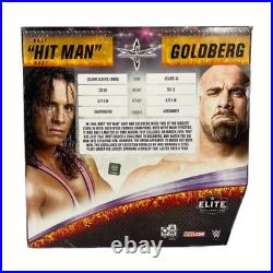 Bret Hart Bill Goldberg autographed signed inscribed action figure WWF WCW JSA