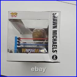 Bret Hart autographed signed inscribed funko pop WWF WWE WCW JSA Shawn Michaels