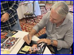Bret Hitman Hart Lex Luger WWE Signed & Inscribed Autograph 8x10 Wrestling Photo