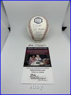 Brett Gardner Signed Baseball Inscribed Auto Steiner & JSA Certified Autograph