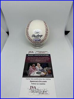 Brett Gardner Signed Baseball Inscribed Auto Steiner & JSA Certified Autograph