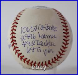 Brooks Robinson Autographed/Inscribed Career Stats Baseball LE 172/1000 JSA COA Brooks Robinson Autographed/Inscribed Career Stats Baseball LE 172/1000 JSA COA