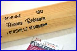 Brooks Robinson HOF 83 Autograph Signed Adirondack Bat JSA Name Inscribed