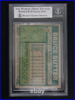 Bruce Sutter Signed 1977 Topps #144 Rc Inscribed Hof 06 Bas Authentic Auto