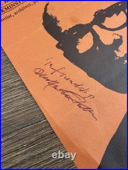 Buckminster Fuller Signed 1973 Convocation Poster Program Inscribed Autograph