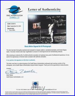 Buzz Aldrin SIGNED & INSCRIBED NASA Apollo 11 8x10 Photo (Beckett & Zarelli)