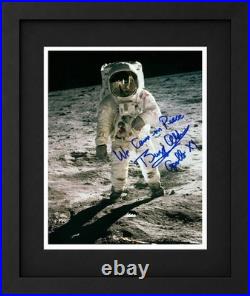 Buzz Aldrin Signed, Inscribed 8x10 Photo. We Came In Peace, Apollo 11. JSA