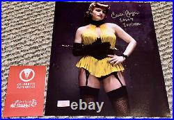 CARLA GUGINO Autographed Signed & Inscribed 8x10 Photo Sally Jupiter Watchmen