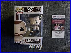 CM Punk Signed Funko Pop Autograph WWE RAW JSA COA Inscribed Best in The World