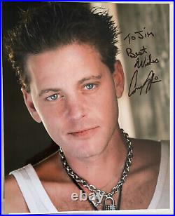 COREY HAIM SIGNED PHOTO 8x10 THE LOST BOYS AUTOGRAPH INSCRIBED