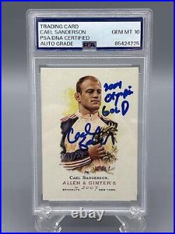 Cael Sanderson Signed Autographed Inscribed 2007 Allen And Ginter PSA Authentic