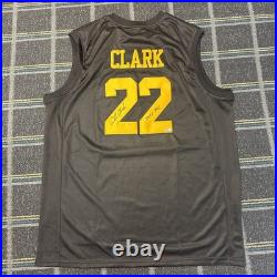 Caitlin Clark SIGNED INSCRIBED BLACK NIKE IOWA JERSEY autograph Panini COA /122