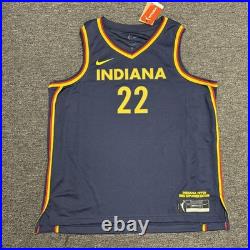 Caitlin Clark SIGNED INSCRIBED NAVY FEVER JERSEY autograph Panini COA #26/122