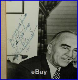 Captain Eddie Rickenbacker Signed/Inscribed PhotoMedal of Honor/Eastern Airline