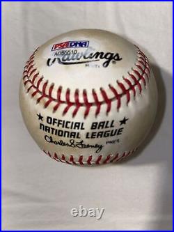 Carl Furillo autographed signed inscribed batting champ ONL Feeney Baseball PSA