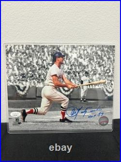 Carl Yastrzemski Signed Inscribed Autographed 8x10 Photo Picture JSA COA