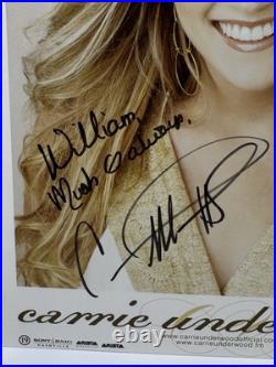 Carrie Underwood Signed 9x8 Promo Photo Personalized & Inscribed Autograph