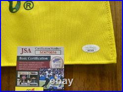Cbs Sports Jim Nantz Signed Masters Flag Jsa Coa Autograph Inscribed Rare
