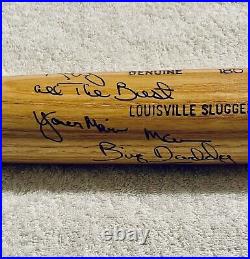 Cecil Fielder, Autographed, Signed & Inscribed Baseball Bat to Ray Lewis, HOFer