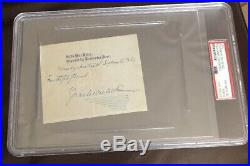 Charles Dickens Inscribed Salutation Signed Dated 1860 Auto Autograph Psa/dna