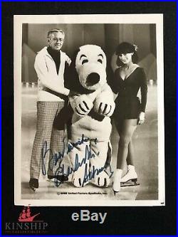 Charles Schulz signed Black & White Photo Snoopy Inscribed JSA LOA d. 2000 B437